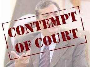contempt